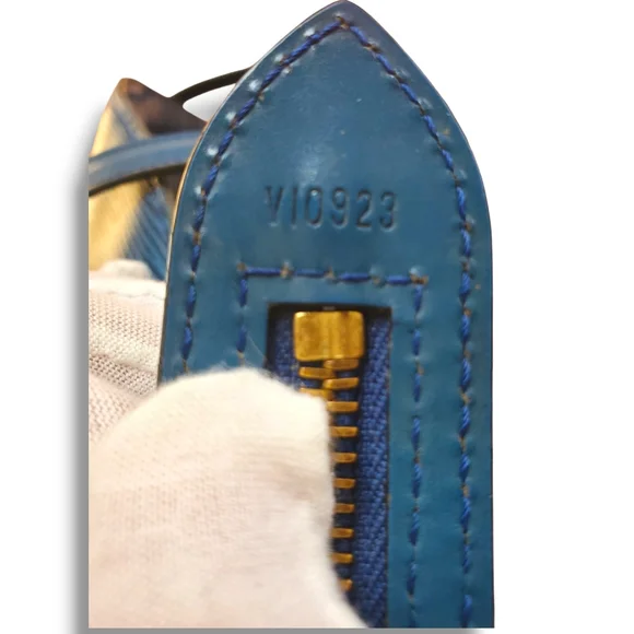 LOUIS VUITTON Vintage Toledo Blue Epi SAINT JACQUES Shopping Tote Shoulder Bag - Picture 8 of 17